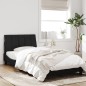 vidaXL Bettgestell mit LED-Leuchten Schwarz 100x200 cm Samt vidaXL Bettgestell mit LED-Leuchten Schwarz 100x200 cm Samt