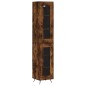 Highboard Räuchereiche 34,5x34x180 cm Holzwerkstoff Highboard Räuchereiche 34,5x34x180 cm Holzwerkstoff