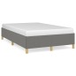 vidaXL Bettgestell Dunkelgrau 120x190 cm Stoff vidaXL Bettgestell Dunkelgrau 120x190 cm Stoff