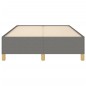 vidaXL Bettgestell Dunkelgrau 120x190 cm Stoff vidaXL Bettgestell Dunkelgrau 120x190 cm Stoff
