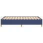 vidaXL Bettgestell Blau 120x190 cm Stoff vidaXL Bettgestell Blau 120x190 cm Stoff