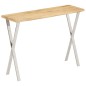 vidaXL Konsolentisch mit Baumkante 105x33x76 cm Massivholz Mango vidaXL Konsolentisch mit Baumkante 105x33x76 cm Massivholz Mango