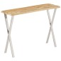 vidaXL Konsolentisch mit Baumkante 105x33x76 cm Massivholz Mango vidaXL Konsolentisch mit Baumkante 105x33x76 cm Massivholz Mango