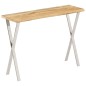 vidaXL Konsolentisch mit Baumkante 105x33x76 cm Massivholz Mango vidaXL Konsolentisch mit Baumkante 105x33x76 cm Massivholz Mango