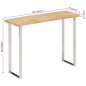 vidaXL Konsolentisch mit Baumkante 105x33x76 cm Massivholz Mango vidaXL Konsolentisch mit Baumkante 105x33x76 cm Massivholz Mango