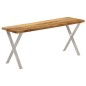 vidaXL Bank Baumkante 105 cm Massivholz Akazie vidaXL Bank Baumkante 105 cm Massivholz Akazie