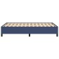 vidaXL Bettgestell Blau 120x190 cm Stoff vidaXL Bettgestell Blau 120x190 cm Stoff
