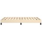 vidaXL Bettgestell Creme 120x190 cm Stoff vidaXL Bettgestell Creme 120x190 cm Stoff