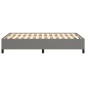 vidaXL Bettgestell Dunkelgrau 120x190 cm Stoff vidaXL Bettgestell Dunkelgrau 120x190 cm Stoff