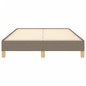 vidaXL Bettgestell Taupe 120x190 cm Stoff vidaXL Bettgestell Taupe 120x190 cm Stoff