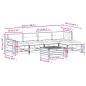 vidaXL 6-tlg. Garten-Lounge-Set mit Kissen Imprägniertes Kiefernholz vidaXL 6-tlg. Garten-Lounge-Set mit Kissen Imprägniertes Kiefernholz