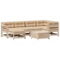 vidaXL 7-tlg. Garten-Lounge-Set mit Kissen Massivholz Kiefer vidaXL 7-tlg. Garten-Lounge-Set mit Kissen Massivholz Kiefer
