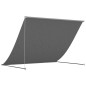 vidaXL Markise Einziehbar Anthrazit 250x150 cm Stoff und Stahl vidaXL Markise Einziehbar Anthrazit 250x150 cm Stoff und Stahl