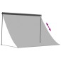 vidaXL Markise Einziehbar Anthrazit 250x150 cm Stoff und Stahl vidaXL Markise Einziehbar Anthrazit 250x150 cm Stoff und Stahl