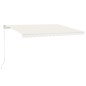 Gelenkarmmarkise Automatisch 450x300 cm Creme Gelenkarmmarkise Automatisch 450x300 cm Creme