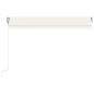 Gelenkarmmarkise Automatisch 450x300 cm Creme Gelenkarmmarkise Automatisch 450x300 cm Creme