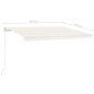 Gelenkarmmarkise Automatisch 450x300 cm Creme Gelenkarmmarkise Automatisch 450x300 cm Creme