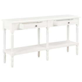 vidaXL Sideboard Weiß 150x35x77 cm Massivholz