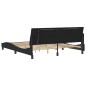 vidaXL Bettgestell mit LED-Leuchten Schwarz 180x200 cm Samt vidaXL Bettgestell mit LED-Leuchten Schwarz 180x200 cm Samt
