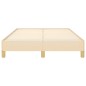 vidaXL Bettgestell Creme 120x190 cm Stoff vidaXL Bettgestell Creme 120x190 cm Stoff