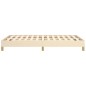 vidaXL Bettgestell Creme 120x190 cm Stoff vidaXL Bettgestell Creme 120x190 cm Stoff