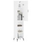 Highboard Weiß 34,5x34x180 cm Holzwerkstoff Highboard Weiß 34,5x34x180 cm Holzwerkstoff