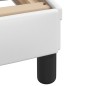 vidaXL Bettgestell mit Kopfteil Weiß 90x200 cm Kunstleder vidaXL Bettgestell mit Kopfteil Weiß 90x200 cm Kunstleder