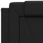 vidaXL Bettgestell mit LED Schwarz 80x200 cm Kunstleder vidaXL Bettgestell mit LED Schwarz 80x200 cm Kunstleder