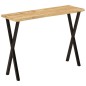 vidaXL Konsolentisch mit Baumkante 105x33x76 cm Massivholz Mango vidaXL Konsolentisch mit Baumkante 105x33x76 cm Massivholz Mango
