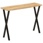 vidaXL Konsolentisch mit Baumkante 105x33x76 cm Massivholz Mango vidaXL Konsolentisch mit Baumkante 105x33x76 cm Massivholz Mango