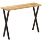 vidaXL Konsolentisch mit Baumkante 105x33x76 cm Massivholz Mango vidaXL Konsolentisch mit Baumkante 105x33x76 cm Massivholz Mango