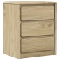 vidaXL Nachtschrank SAUDA Eiche-Optik 44x35x56 cm Massivholz Kiefer vidaXL Nachtschrank SAUDA Eiche-Optik 44x35x56 cm Massivholz Kiefer