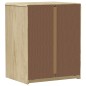 vidaXL Nachtschrank SAUDA Eiche-Optik 44x35x56 cm Massivholz Kiefer vidaXL Nachtschrank SAUDA Eiche-Optik 44x35x56 cm Massivholz Kiefer
