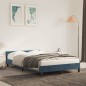 vidaXL Bettgestell mit Kopfteil Dunkelblau 120x190 cm Samt vidaXL Bettgestell mit Kopfteil Dunkelblau 120x190 cm Samt