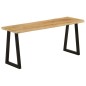 vidaXL Bank Baumkante 105 cm Massivholz Mango vidaXL Bank Baumkante 105 cm Massivholz Mango
