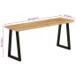 vidaXL Bank Baumkante 105 cm Massivholz Mango vidaXL Bank Baumkante 105 cm Massivholz Mango