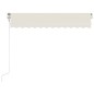 vidaXL Markise Manuell Einziehbar 350x250 cm Creme vidaXL Markise Manuell Einziehbar 350x250 cm Creme