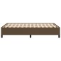 vidaXL Bettgestell Dunkelbraun 120x190 cm Stoff vidaXL Bettgestell Dunkelbraun 120x190 cm Stoff