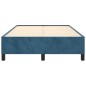 vidaXL Bettgestell Dunkelblau 120x190 cm Samt vidaXL Bettgestell Dunkelblau 120x190 cm Samt
