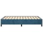 vidaXL Bettgestell Dunkelblau 120x190 cm Samt vidaXL Bettgestell Dunkelblau 120x190 cm Samt