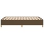 vidaXL Bettgestell Dunkelbraun 120x190 cm Stoff vidaXL Bettgestell Dunkelbraun 120x190 cm Stoff