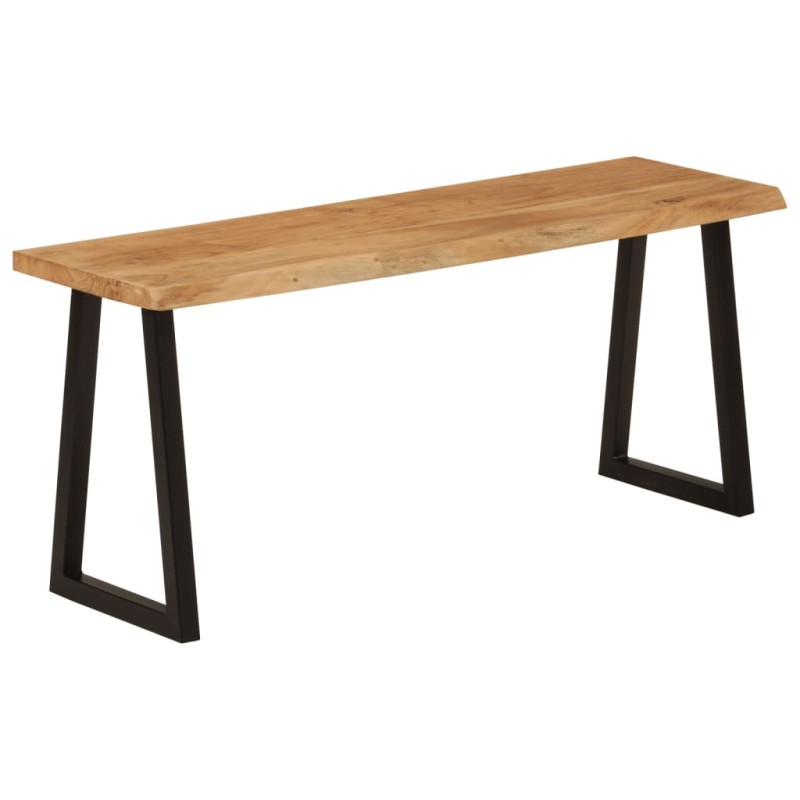 vidaXL Bank Baumkante 105 cm Massivholz Akazie vidaXL Bank Baumkante 105 cm Massivholz Akazie
