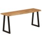 vidaXL Bank Baumkante 105 cm Massivholz Akazie vidaXL Bank Baumkante 105 cm Massivholz Akazie