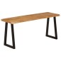 vidaXL Bank Baumkante 105 cm Massivholz Akazie vidaXL Bank Baumkante 105 cm Massivholz Akazie