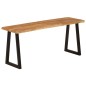 vidaXL Bank Baumkante 105 cm Massivholz Akazie vidaXL Bank Baumkante 105 cm Massivholz Akazie