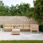 vidaXL 7-tlg. Garten-Lounge-Set mit Kissen Massivholz Kiefer vidaXL 7-tlg. Garten-Lounge-Set mit Kissen Massivholz Kiefer