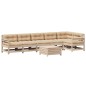 vidaXL 7-tlg. Garten-Lounge-Set mit Kissen Massivholz Kiefer vidaXL 7-tlg. Garten-Lounge-Set mit Kissen Massivholz Kiefer