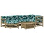 vidaXL 7-tlg. Garten-Lounge-Set mit Kissen Imprägniertes Kiefernholz vidaXL 7-tlg. Garten-Lounge-Set mit Kissen Imprägniertes Kiefernholz