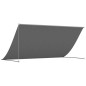 vidaXL Markise Einziehbar Anthrazit 300x150 cm Stoff und Stahl vidaXL Markise Einziehbar Anthrazit 300x150 cm Stoff und Stahl