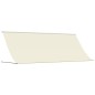 vidaXL Markise Einziehbar Creme 400x150 cm Stoff und Stahl vidaXL Markise Einziehbar Creme 400x150 cm Stoff und Stahl